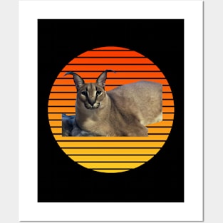 Big Floppa My Beloved Caracal Meme Posters and Art